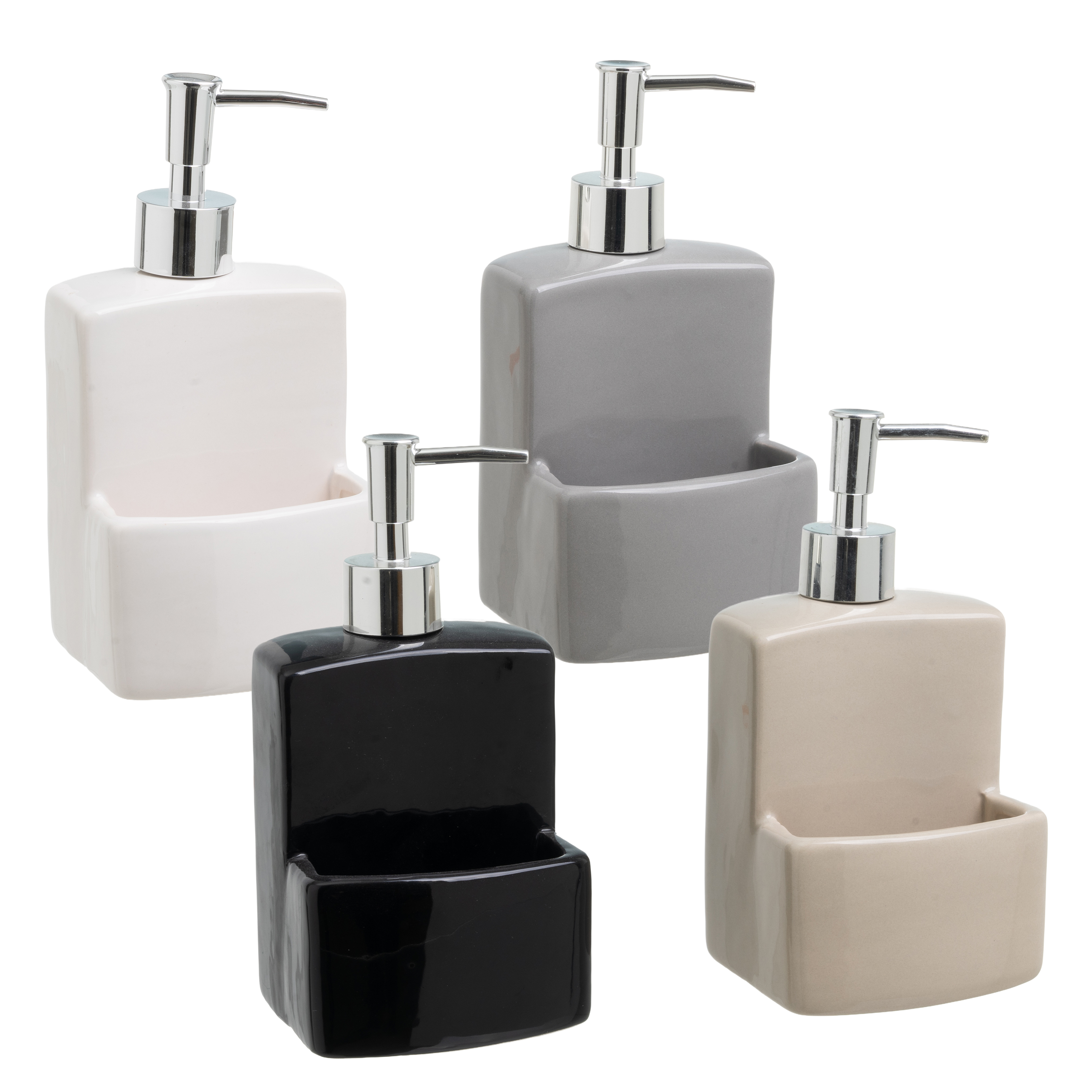 DISPENSADOR COCINA DOLOMITA 10 X 9 X 19 CM GRIS