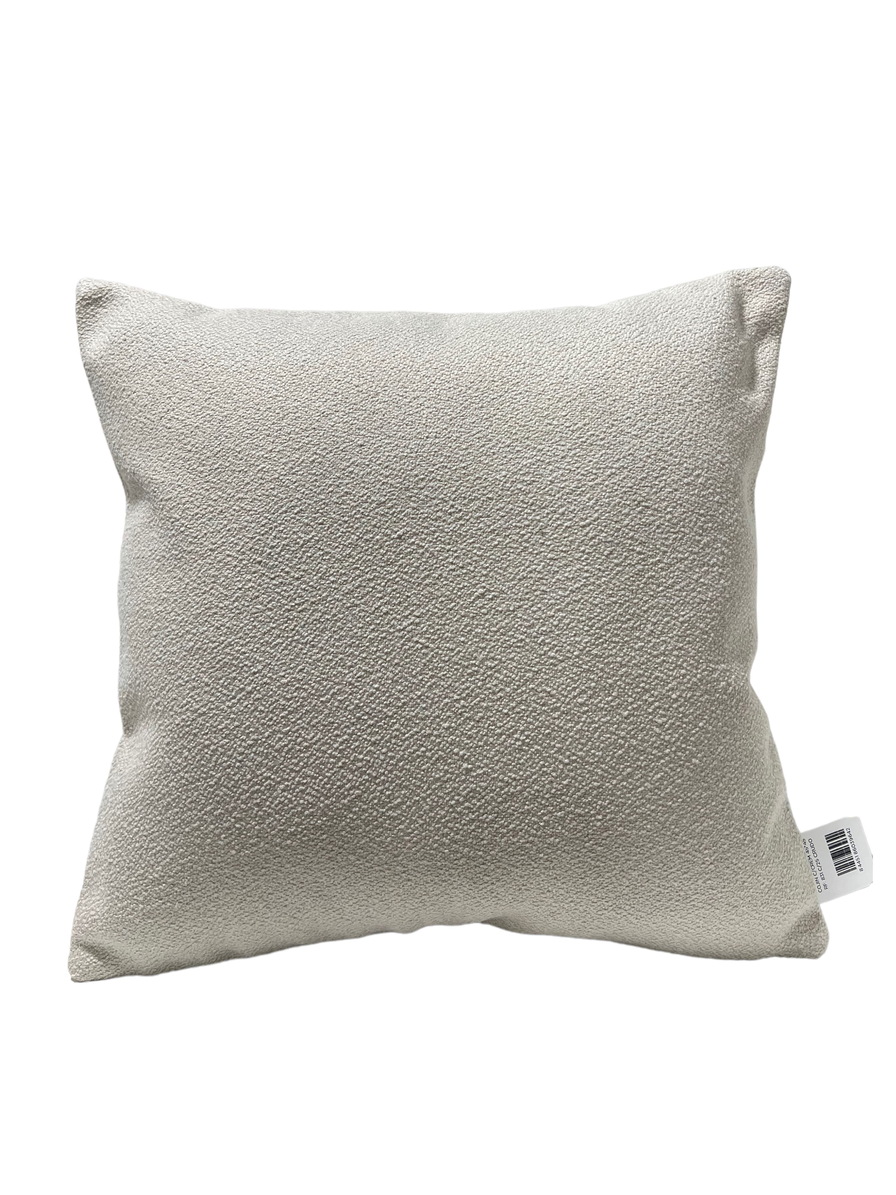 COJIN LLENO FIBRA 45X45CM CRUDO