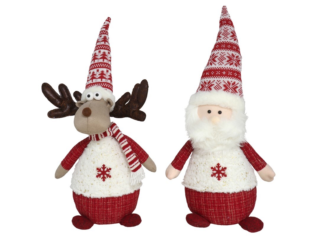 FIGURA NAVIDAD 23X13X35CM RENO