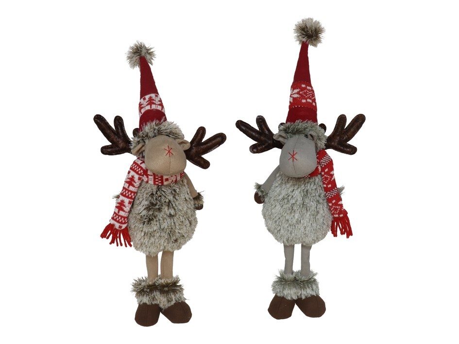 RENO DE PIE MORK 23X14X52CM BEIGE