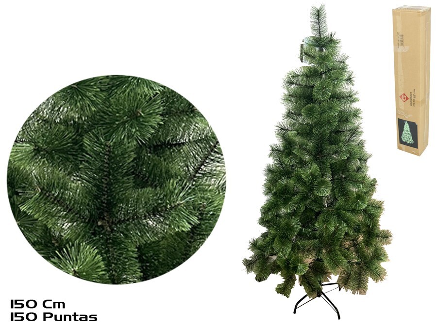 ARBOL NAVIDAD NIGRA 150CM 150PUNTAS