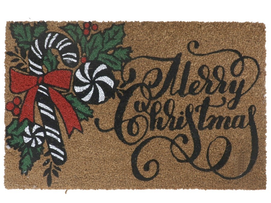 FELPUDO COCO 40X60CM CANDY XMAS