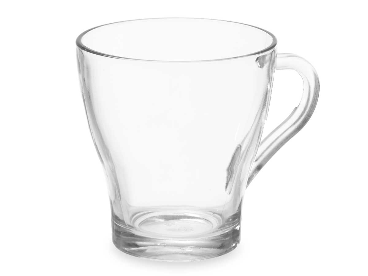 Taza vidrio asa 280 ml 9x11x9.5cm 2