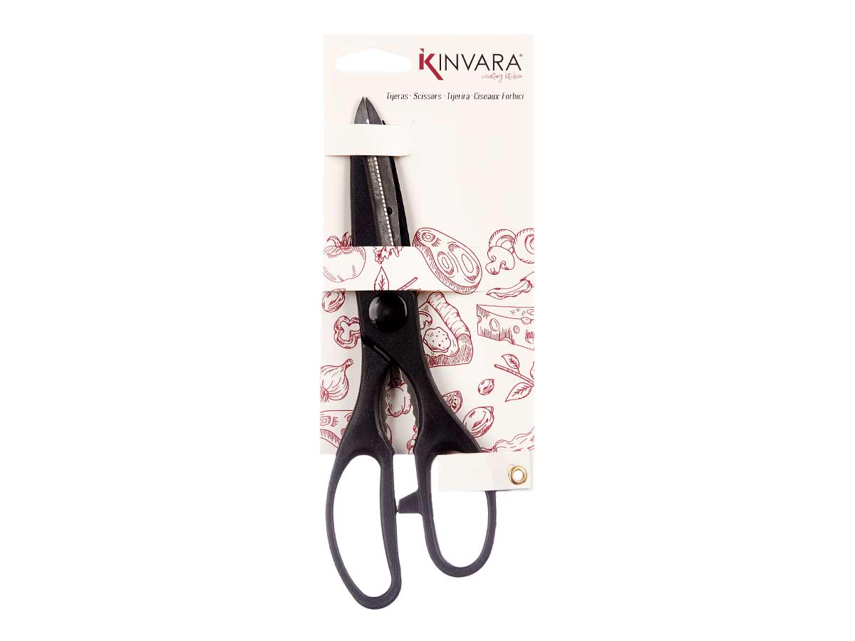 Tijera cocina negra 1x7.5x21cm 3