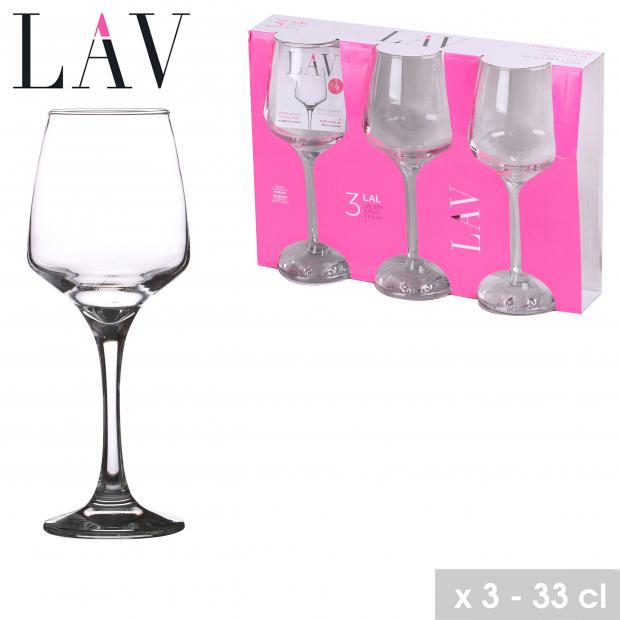 LAV - LAL - VASO DE AGUA 33CL X3