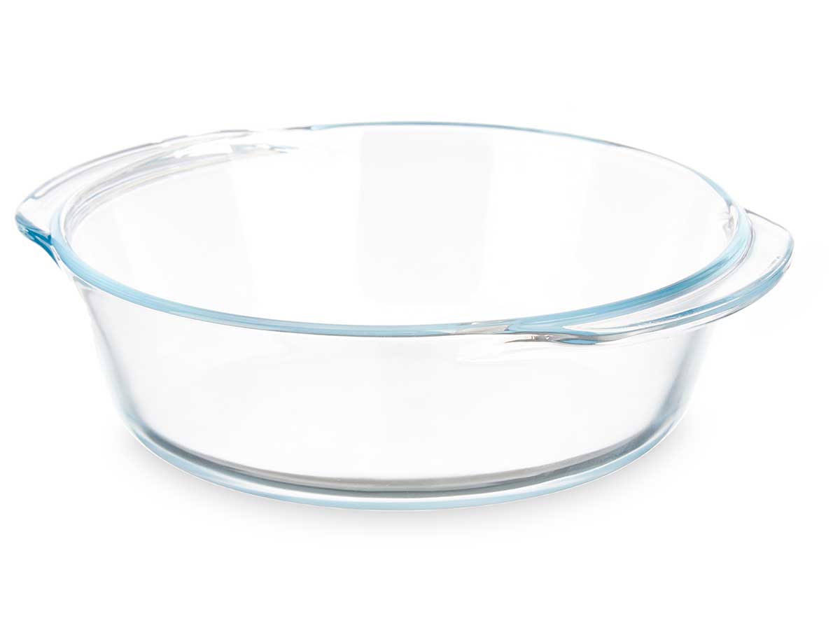 Bandeja borosilicato redonda asas 800ml 2