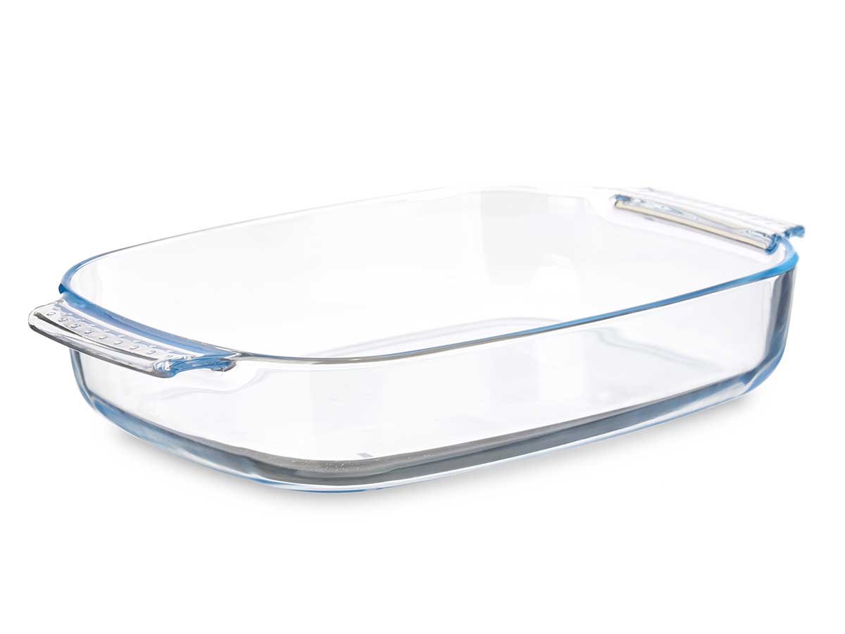 Bandeja borosilicato rectangular asas 2700ml 22.3x 2
