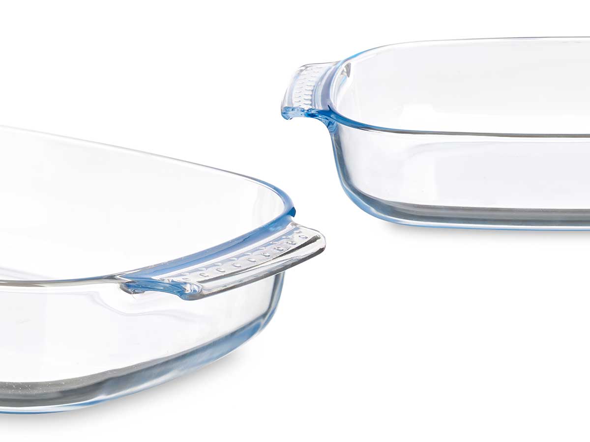 Bandeja borosilicato rectangular asas 2700ml 22.3x 4
