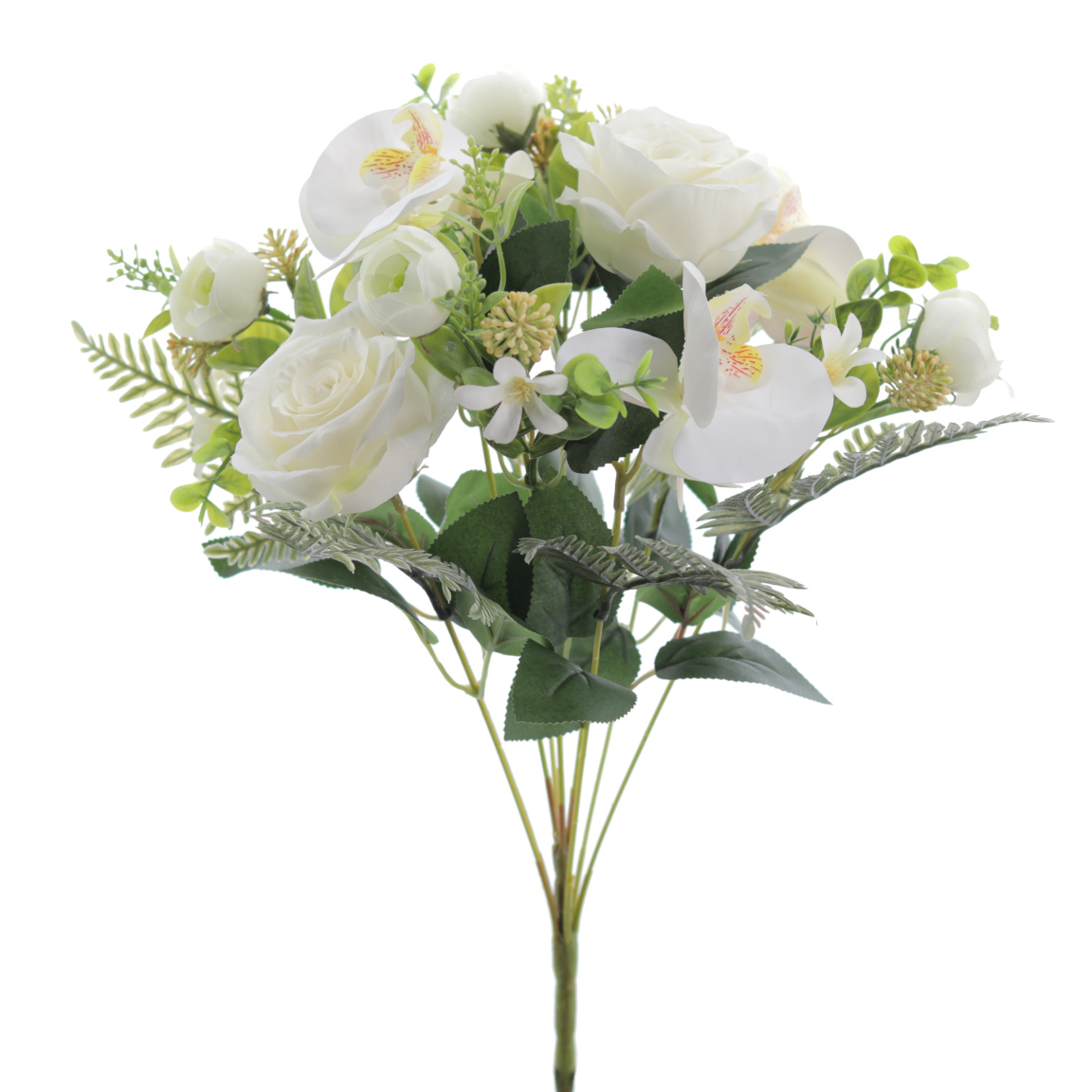 RAMO ROSA ORQUIDEA x 10 CREMA
