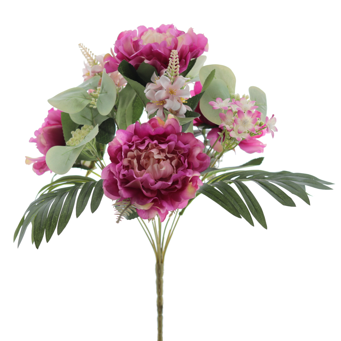 RAMO PEONIA x 10 FUCSIA