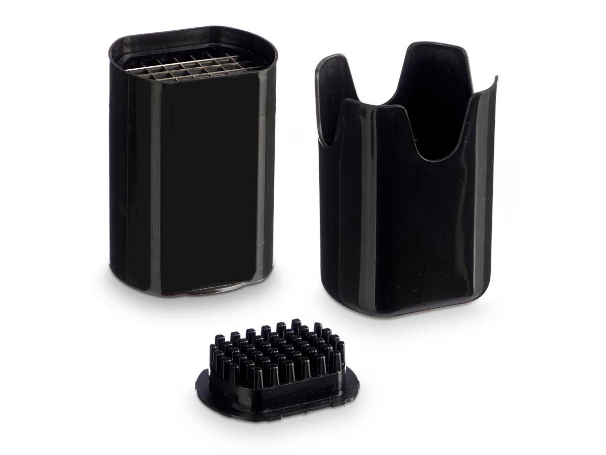 Cortador patatas negro 8x9.5x13.7cm 2