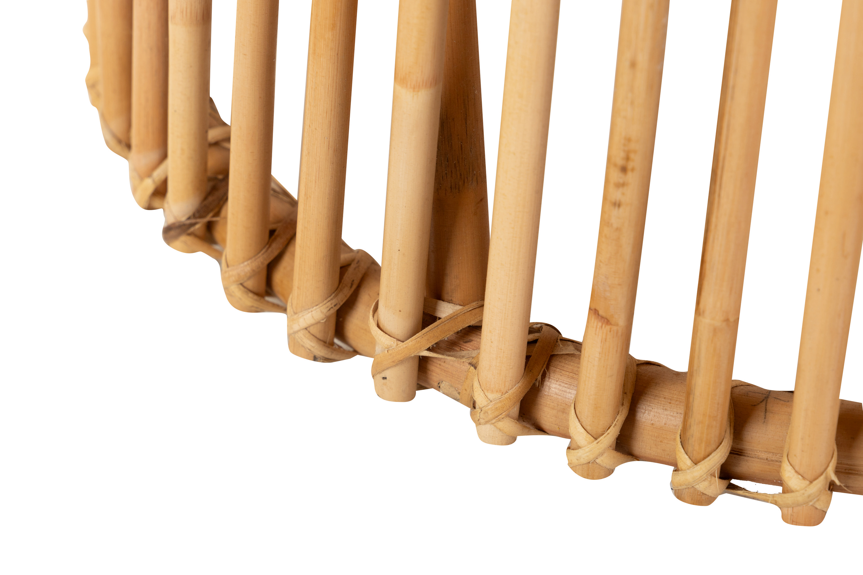 MESA COMEDOR BAMBU NATURAL 120x120x77 CM 7