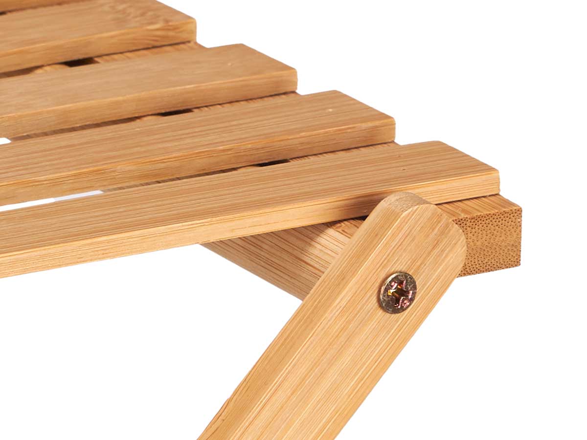 Estanteria bambu 4 baldas plegable 40x33.2x92.5cm 4