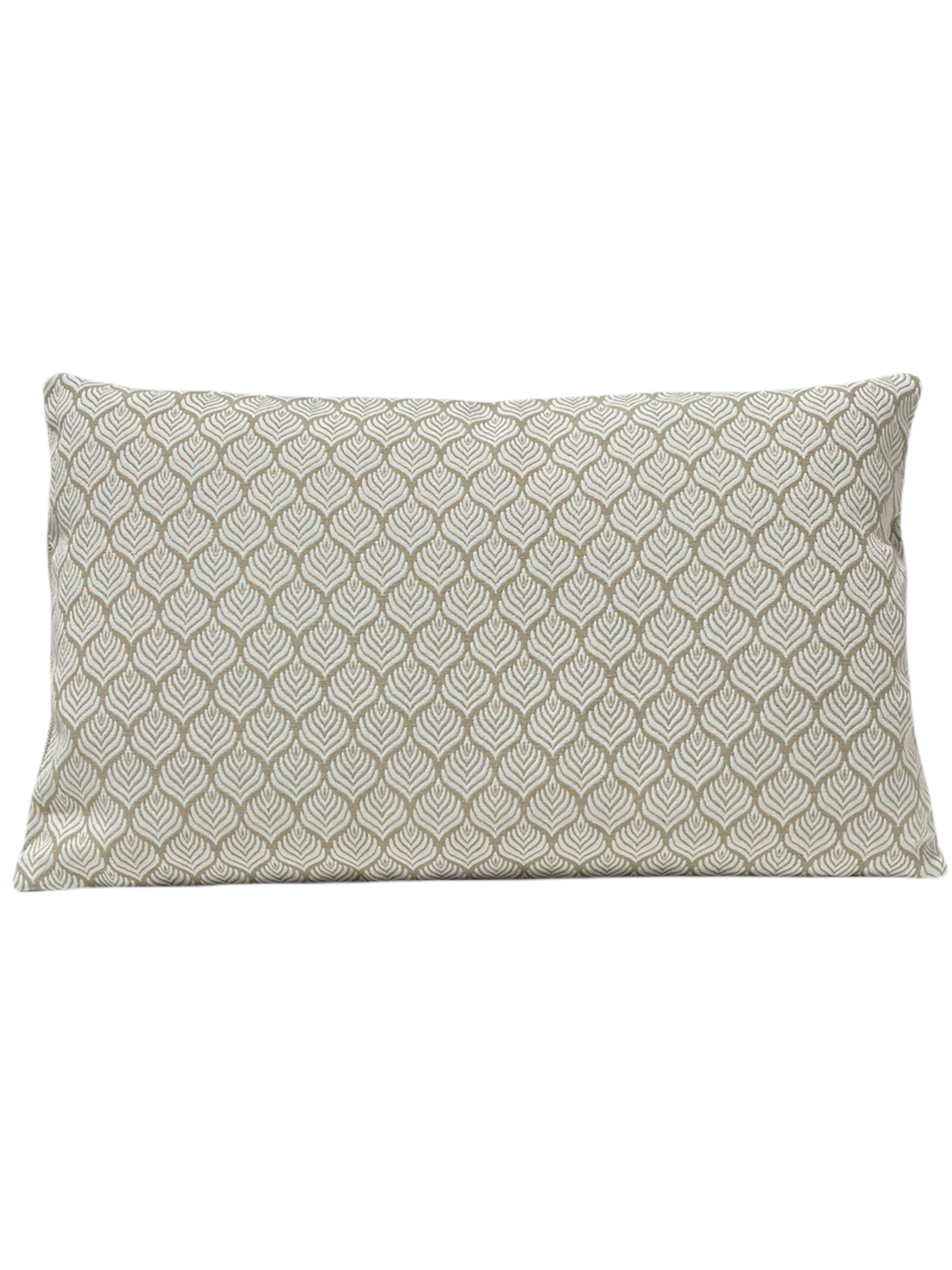 COJIN LLENO FIBRA 30X50CM LOTO BEIGE