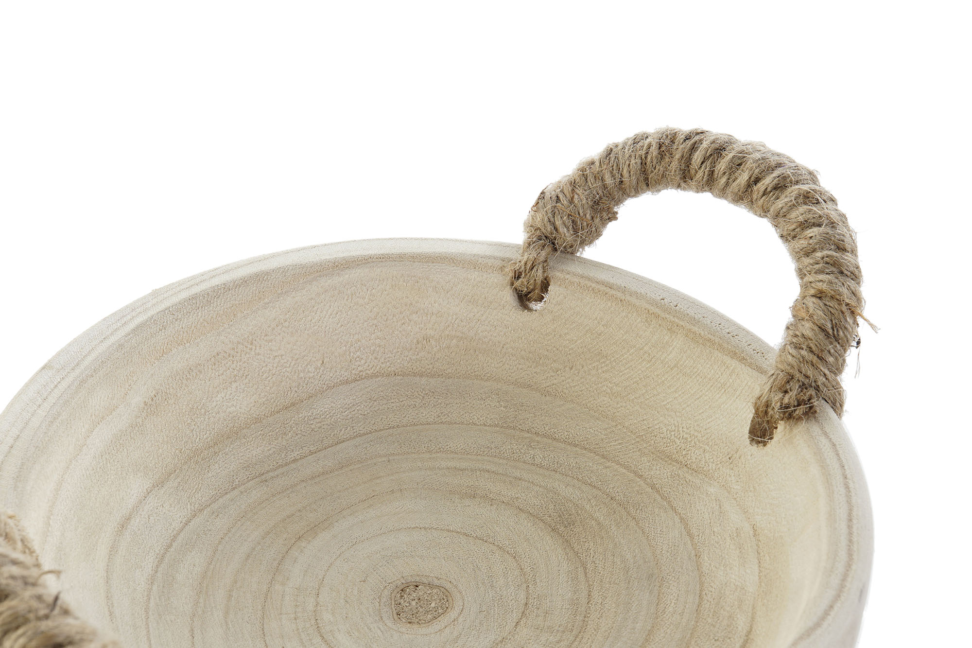 CENTRO MESA PAULOWNIA CUERDA 25X22X10CM ASA NATURA 2