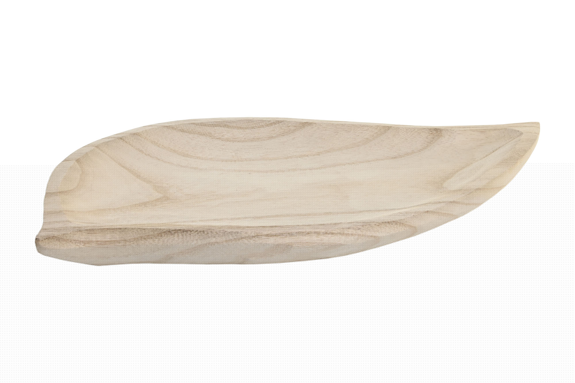 CENTRO MESA PAULOWNIA 44X26X3CM HOJA NATURAL