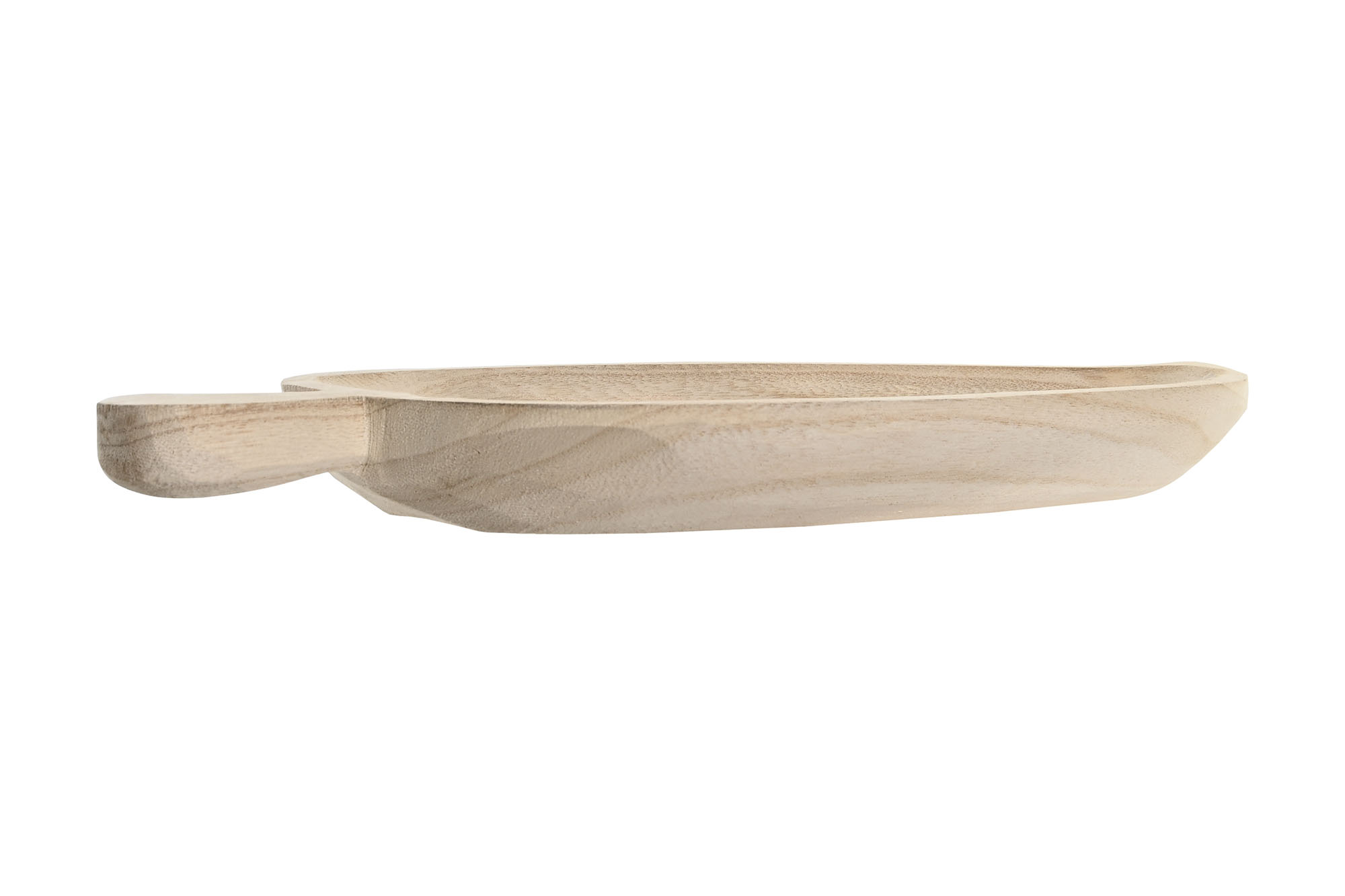 CENTRO MESA PAULOWNIA 45X18X3CM HOJA NATURAL 3