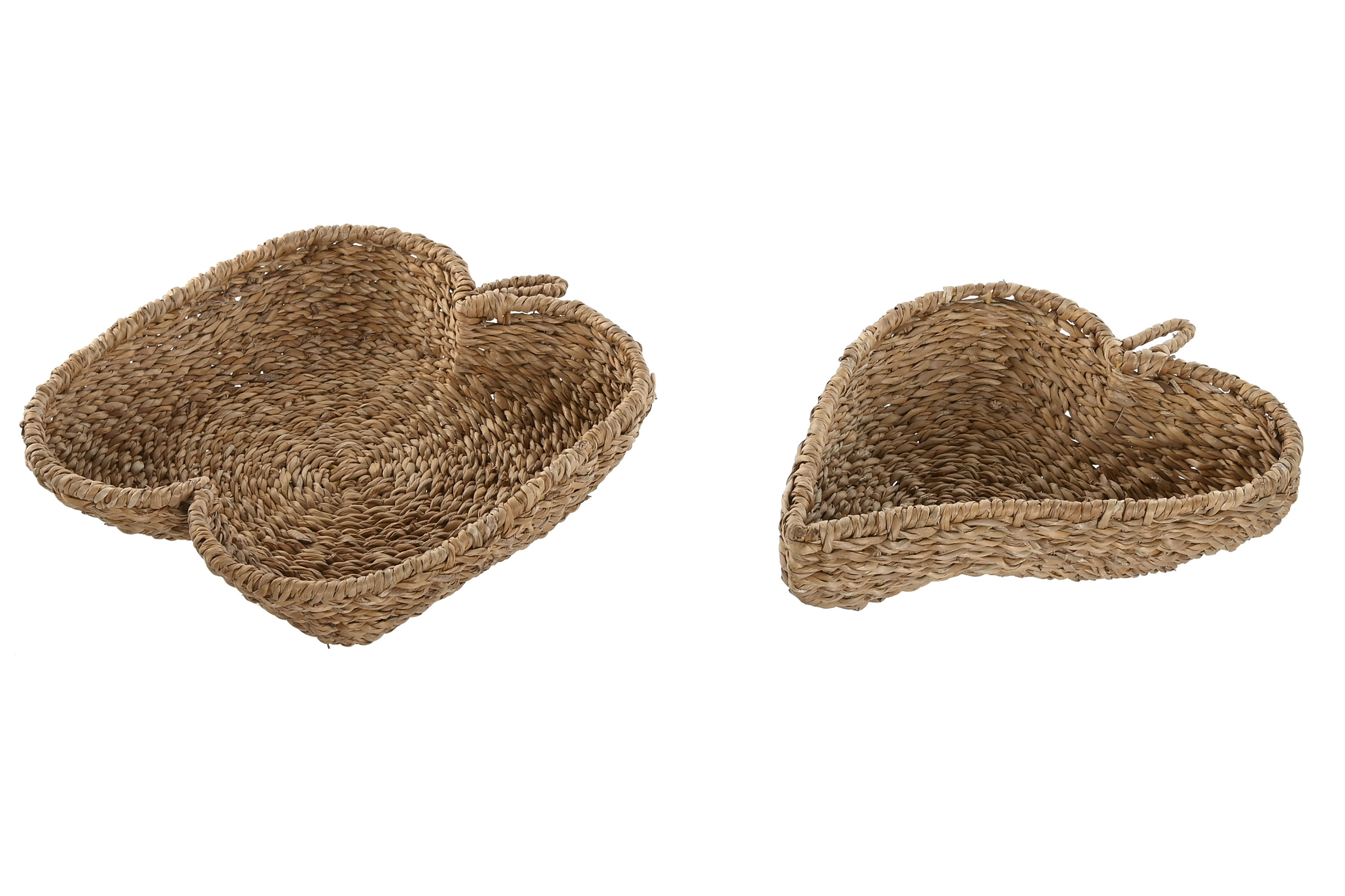 CENTRO MESA SEAGRASS METAL 28X24X6CM MANZANA