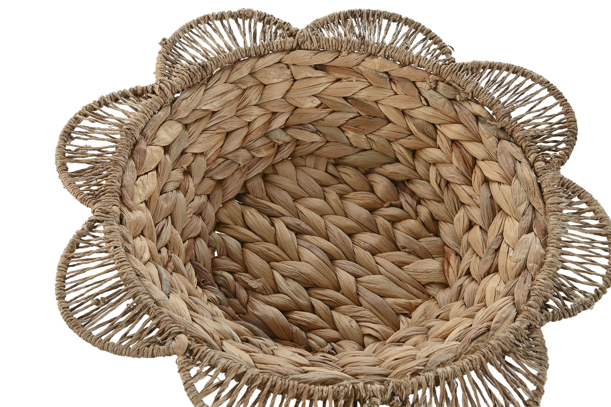 CENTRO MESA JACINTO DE AGUA YUTE 32X32X7CM 2