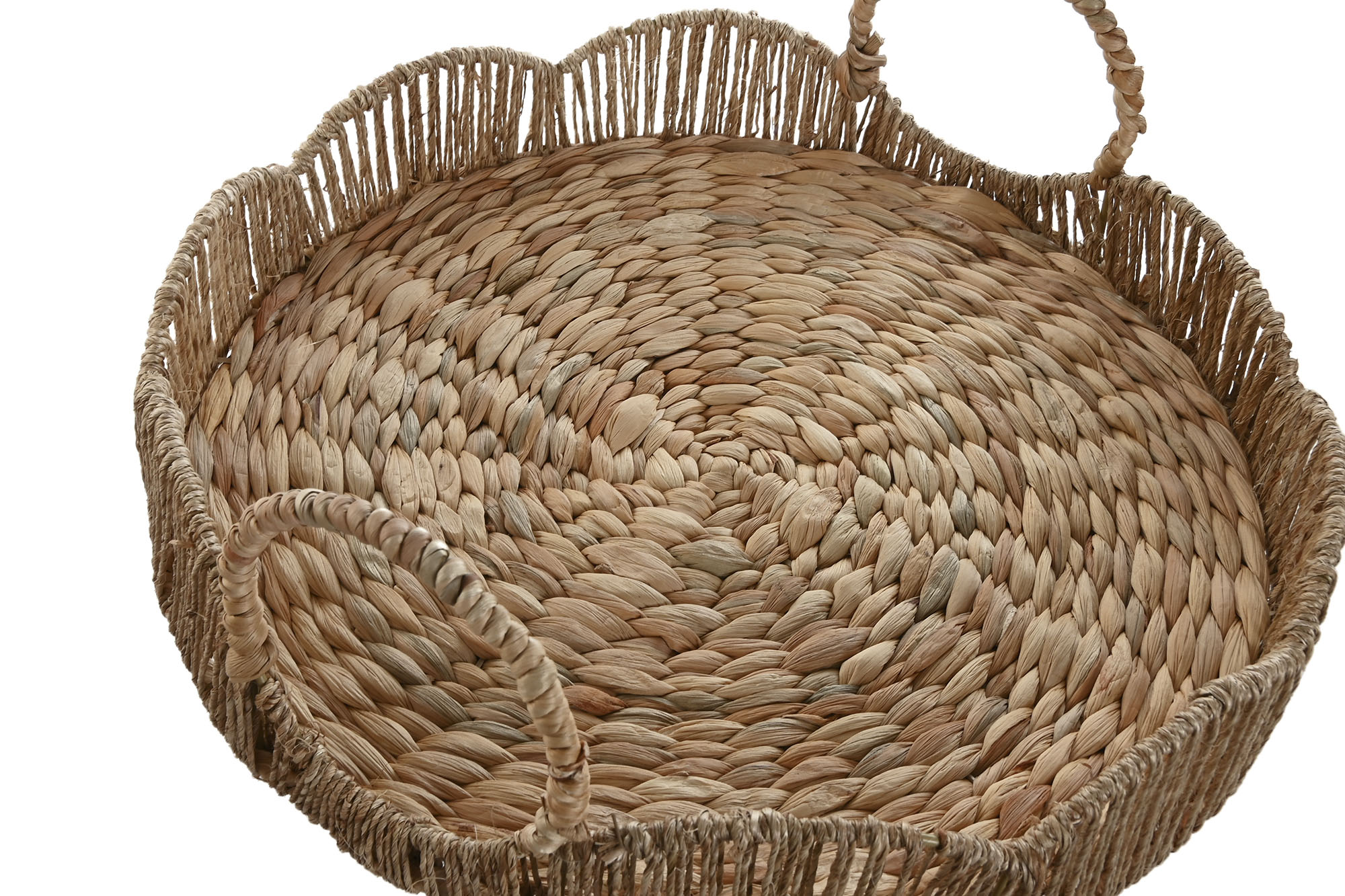 BANDEJA JACINTO DE AGUA YUTE 39X39X12CM 2