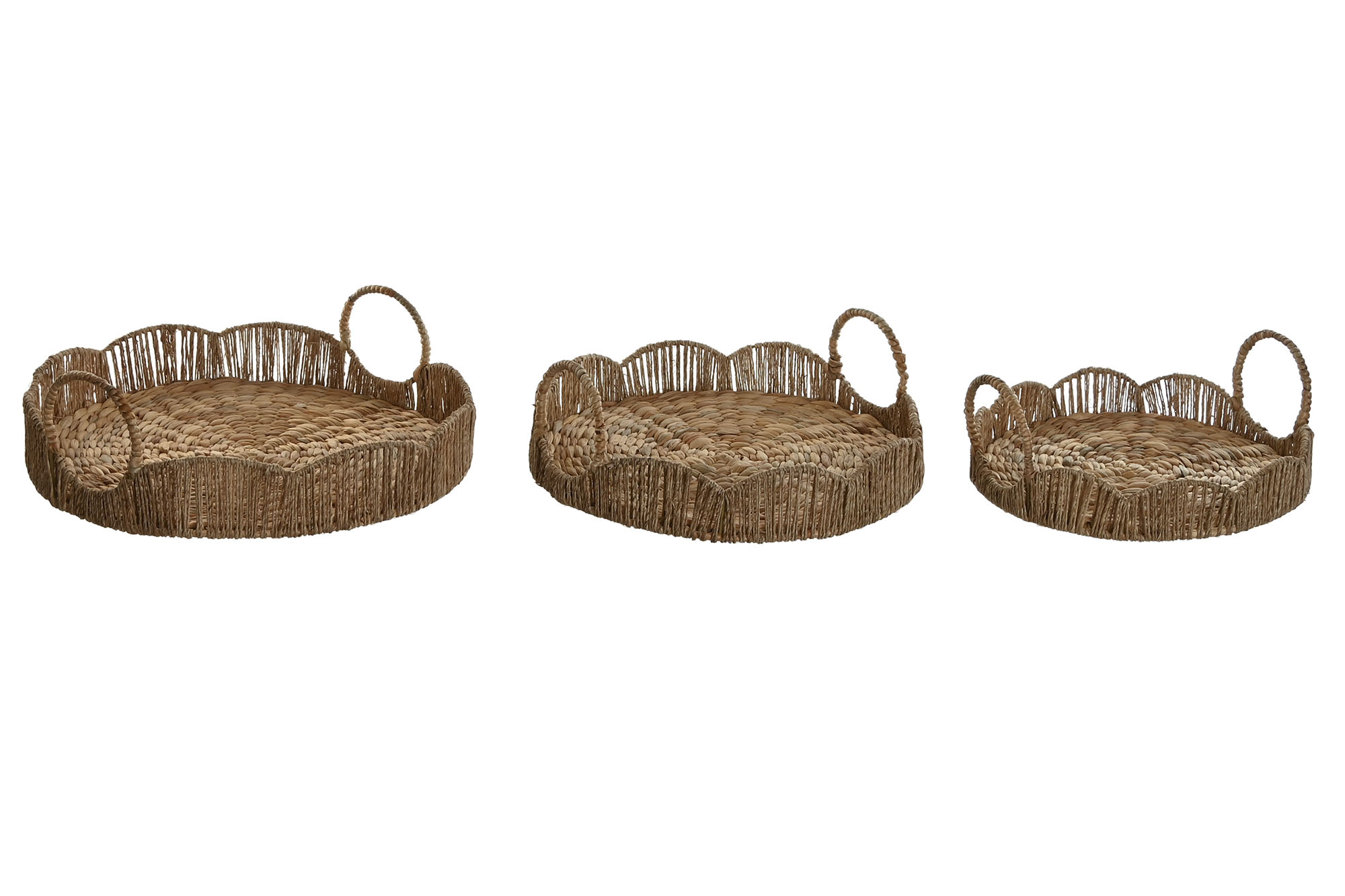 BANDEJA JACINTO DE AGUA YUTE 39X39X12CM