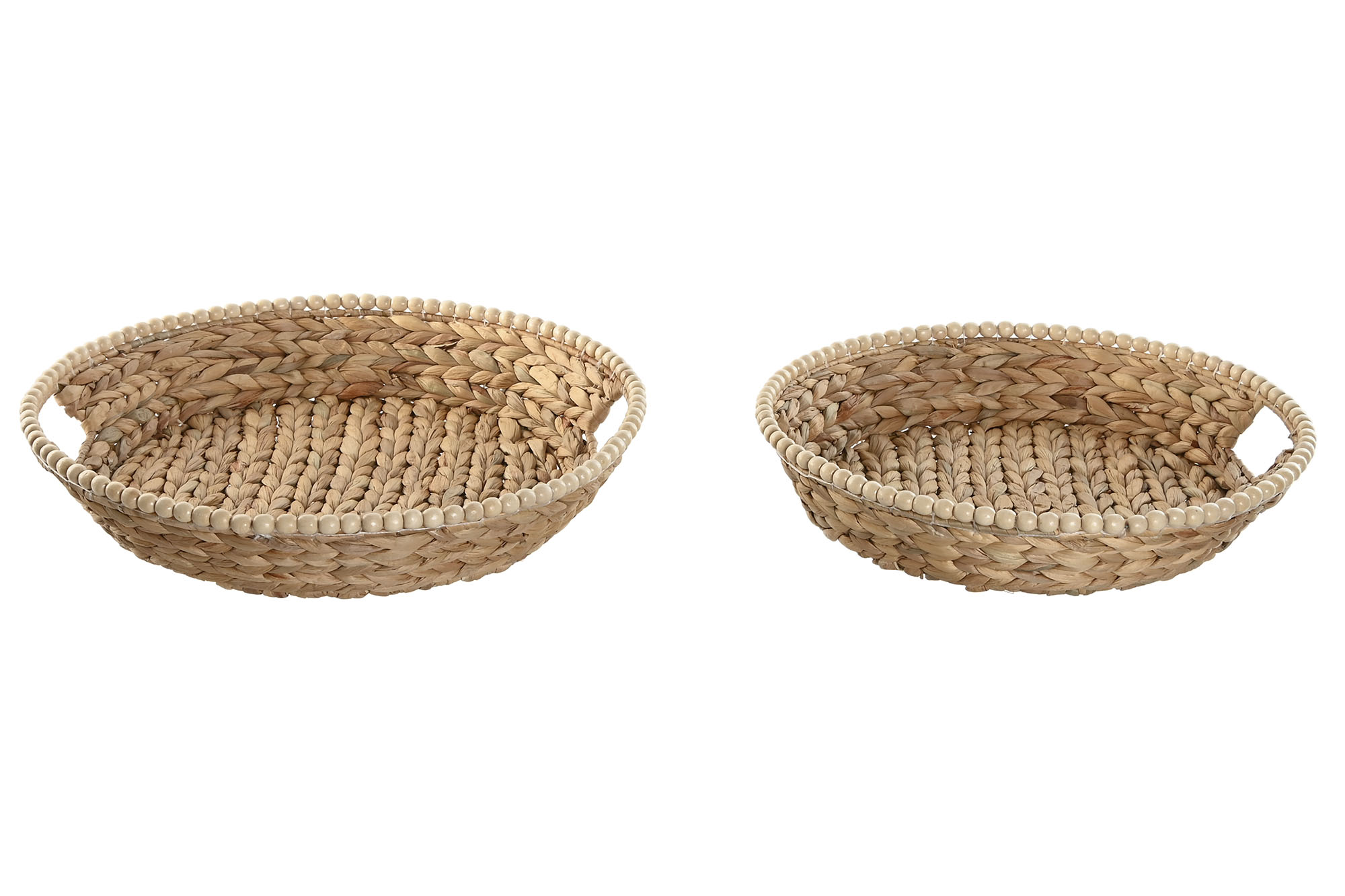 BANDEJA JACINTO DE AGUA MADERA 40X40X7CM 4