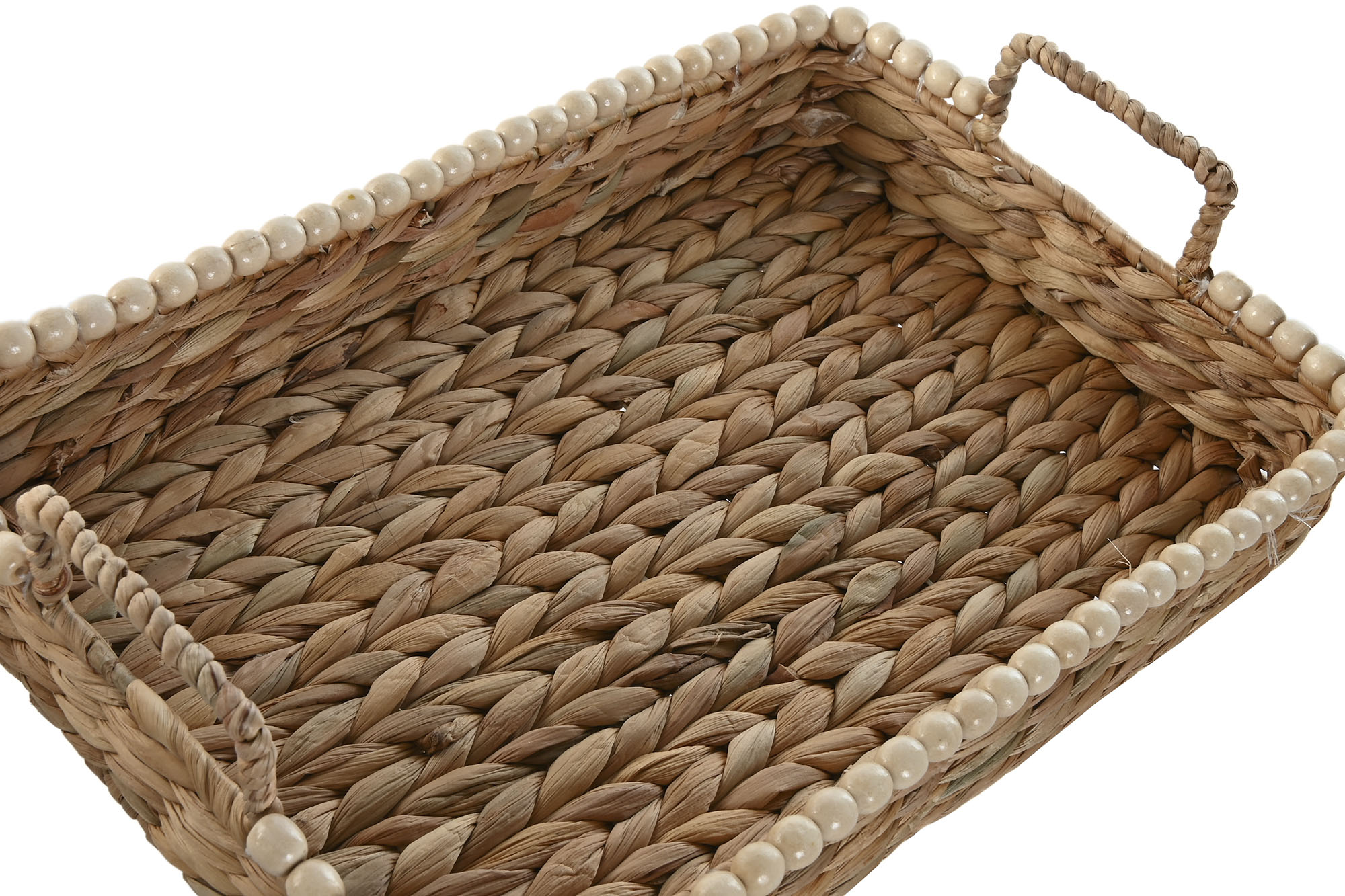 BANDEJA JACINTO DE AGUA MADERA 33X22X11CM 2