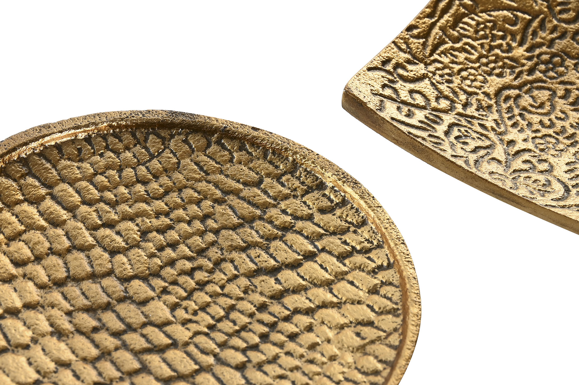 BANDEJA VACIABOLSILLOS ALUMINIO 13X13X2CM CUADRADO 2