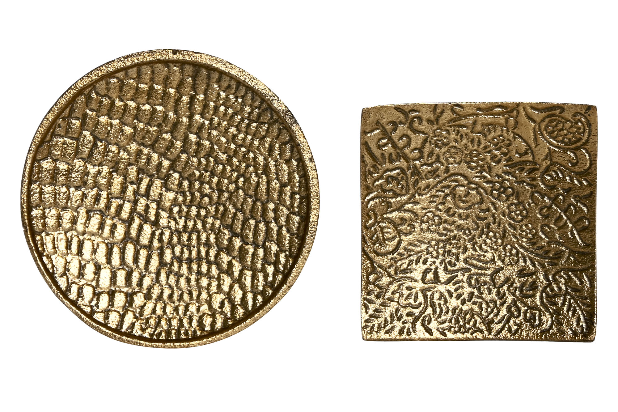 BANDEJA VACIABOLSILLOS ALUMINIO 13X13X2CM CUADRADO 3