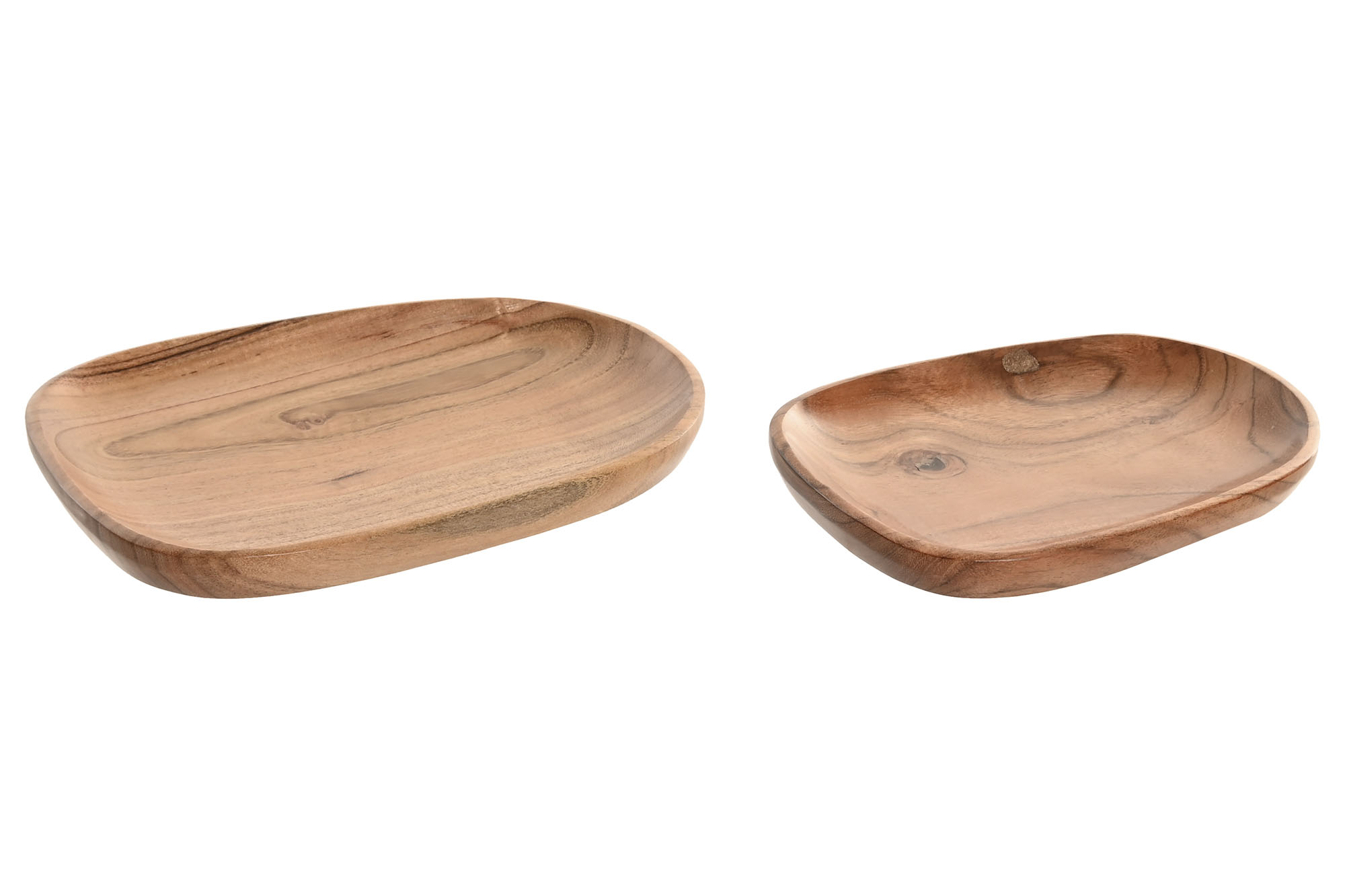 CENTRO MESA MANGO 23X16X2,5 NATURAL MARRON