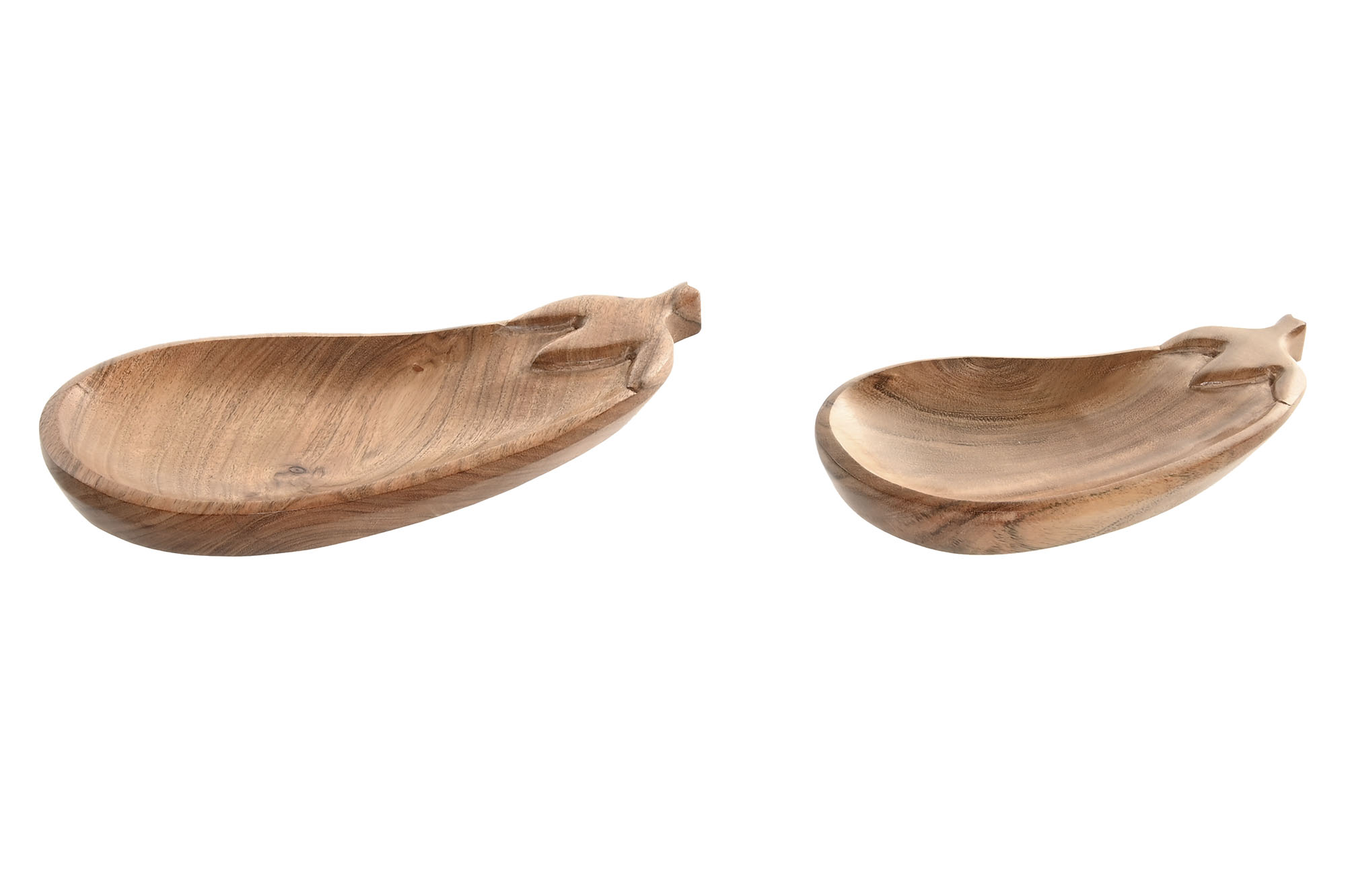 CENTRO MESA ACACIA 28X14X2,5 BERENJENA