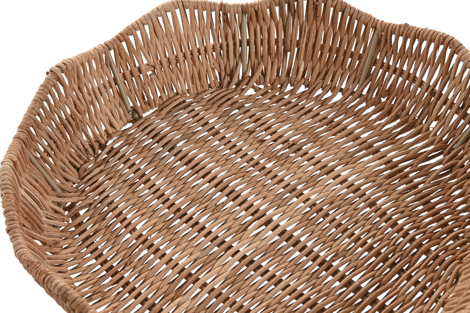 CENTRO MESA RATAN METAL 36X36X8 NATURAL 2