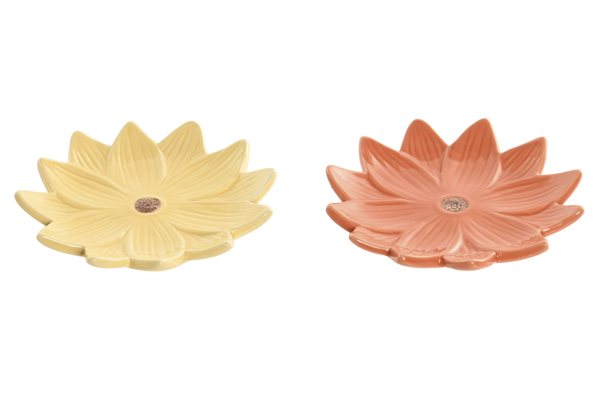 BANDEJA VACIABOLSILLOS CERAMICA 12X12X2CM NAR.