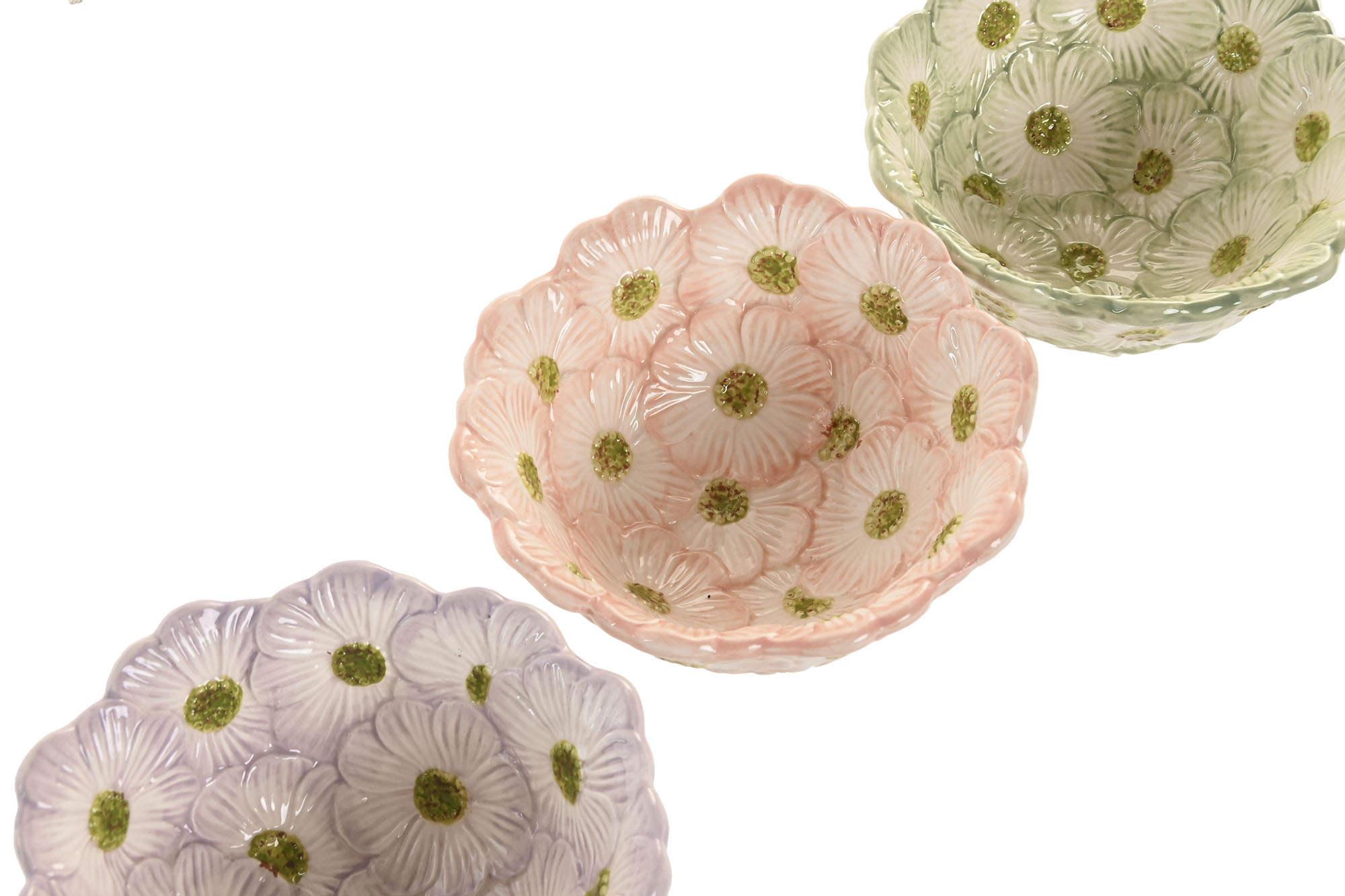 BANDEJA VACIABOLSILLOS CERAMICA 13,5X13,5X6CM VERD 3