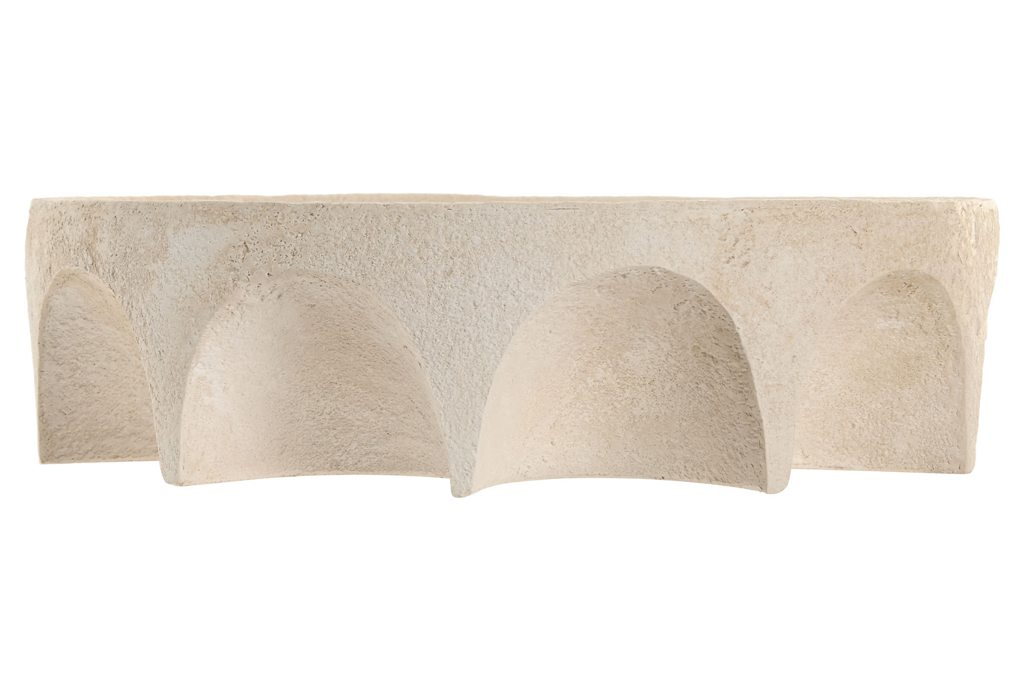 CENTRO MESA CEMENTO 26X26X7 CREMA 3