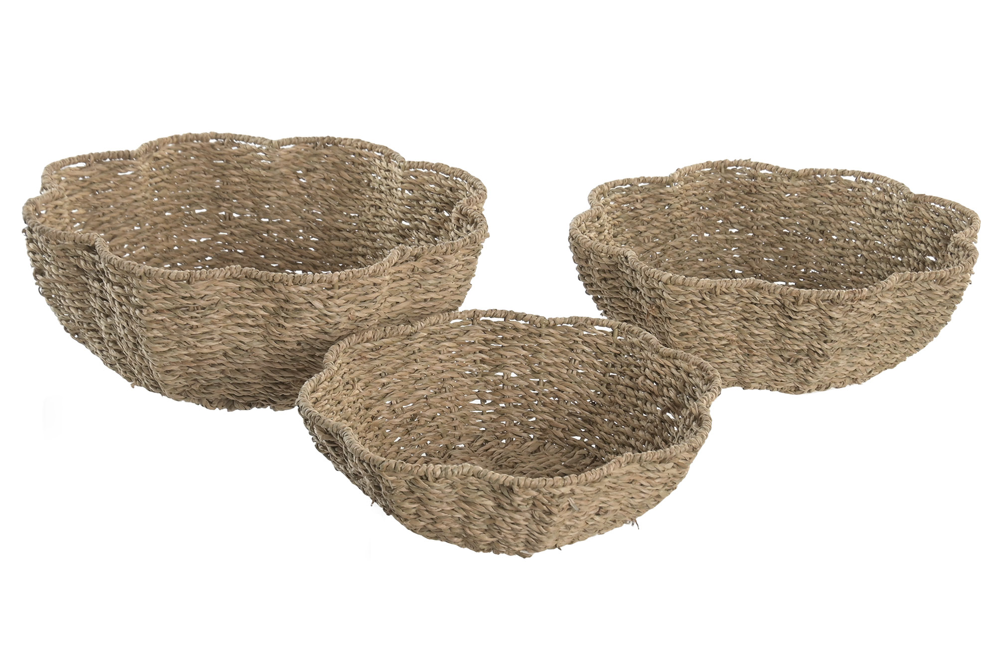 CENTRO MESA  SEAGRASS METAL 36X36X12 NATURAL 4