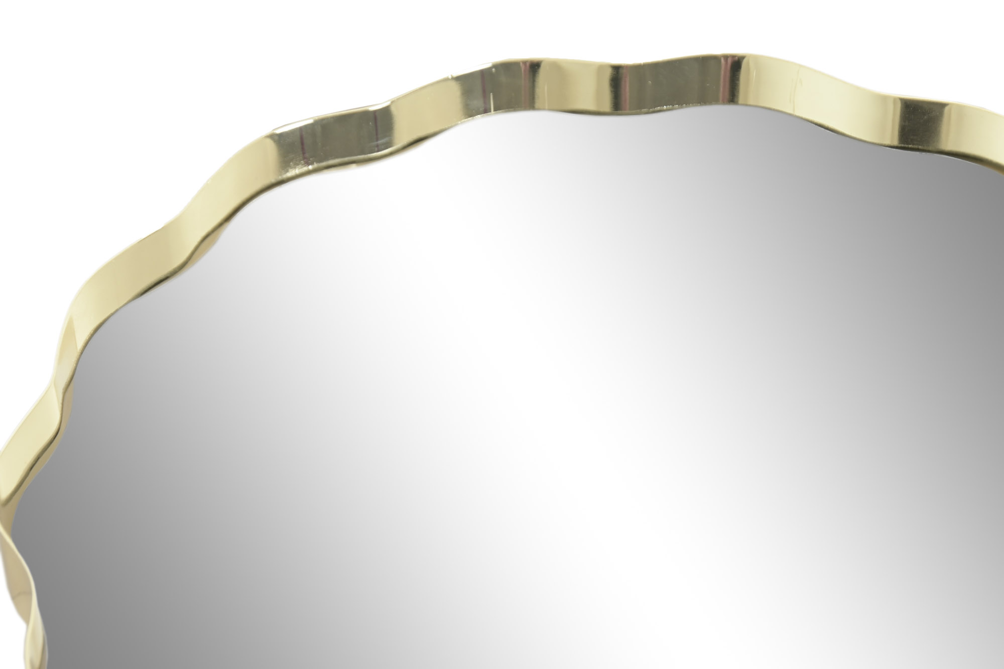 BANDEJA METAL ESPEJO 35X35X3 DORADO 2