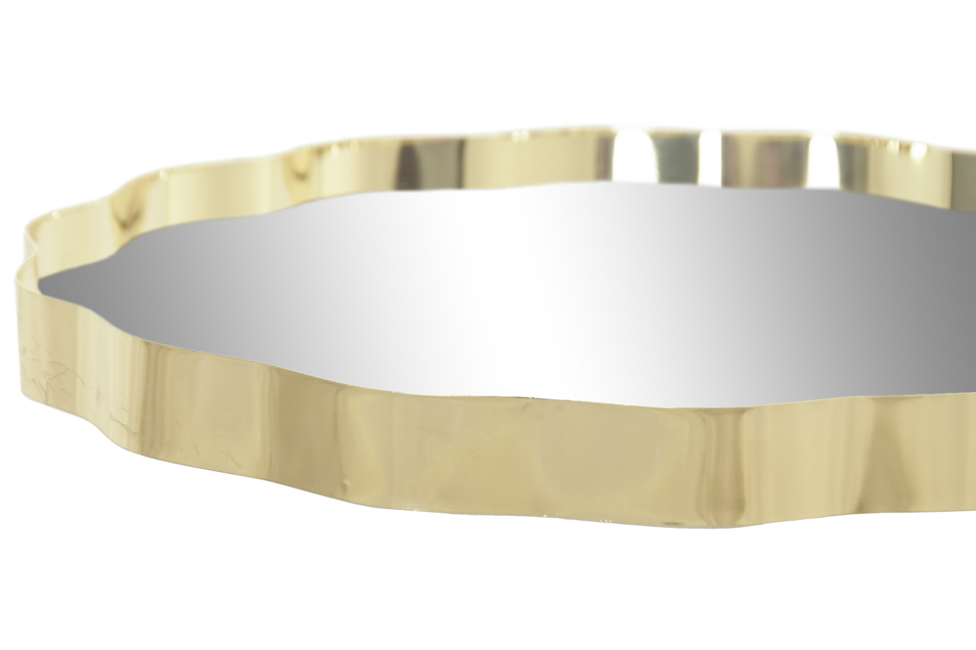 BANDEJA METAL ESPEJO 35X35X3 DORADO 4