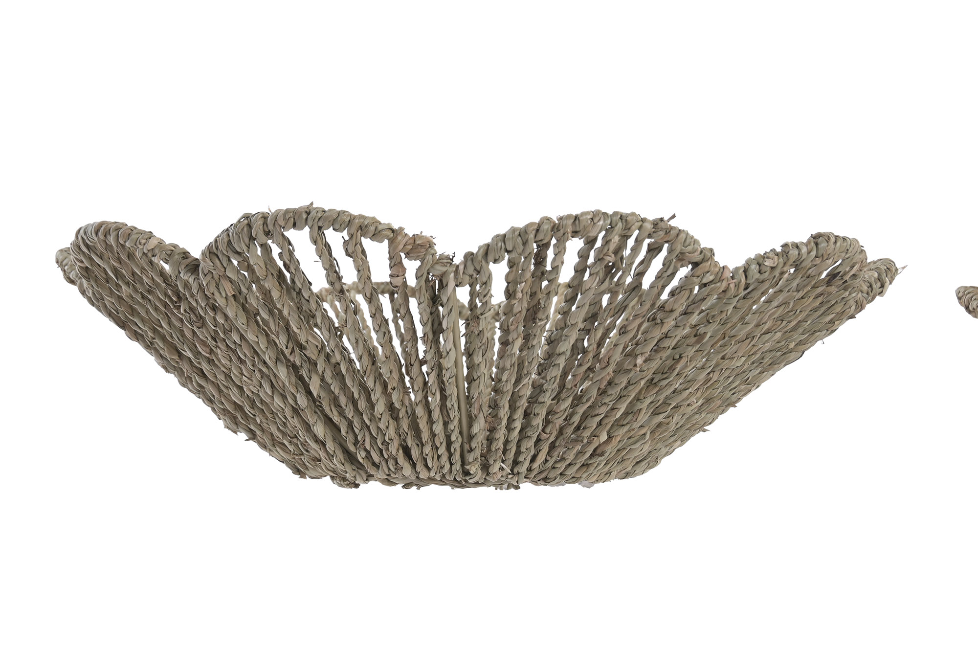 CENTRO MESA SEAGRASS METAL 30X8X30 NATURAL 3
