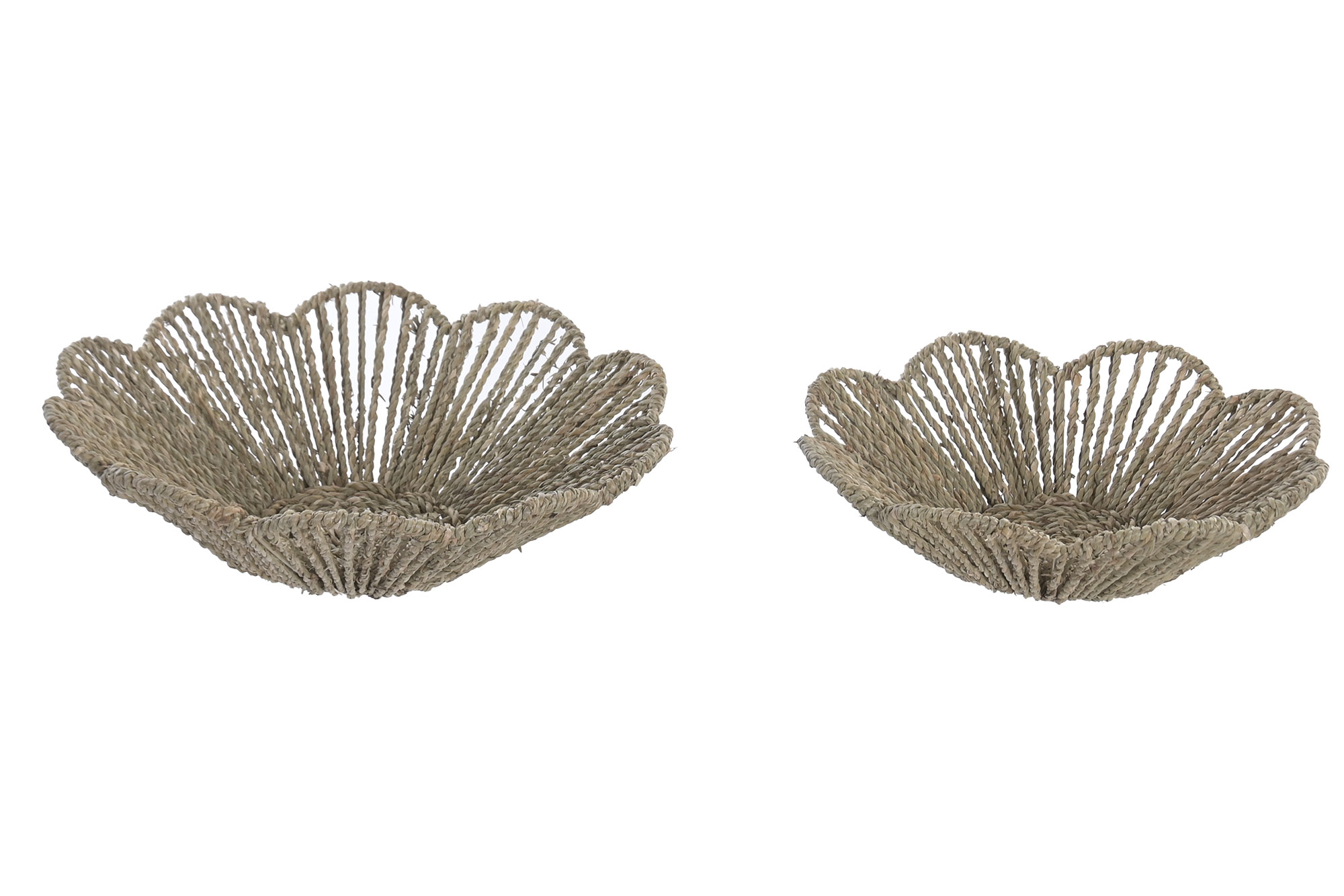 CENTRO MESA SEAGRASS METAL 30X8X30 NATURAL