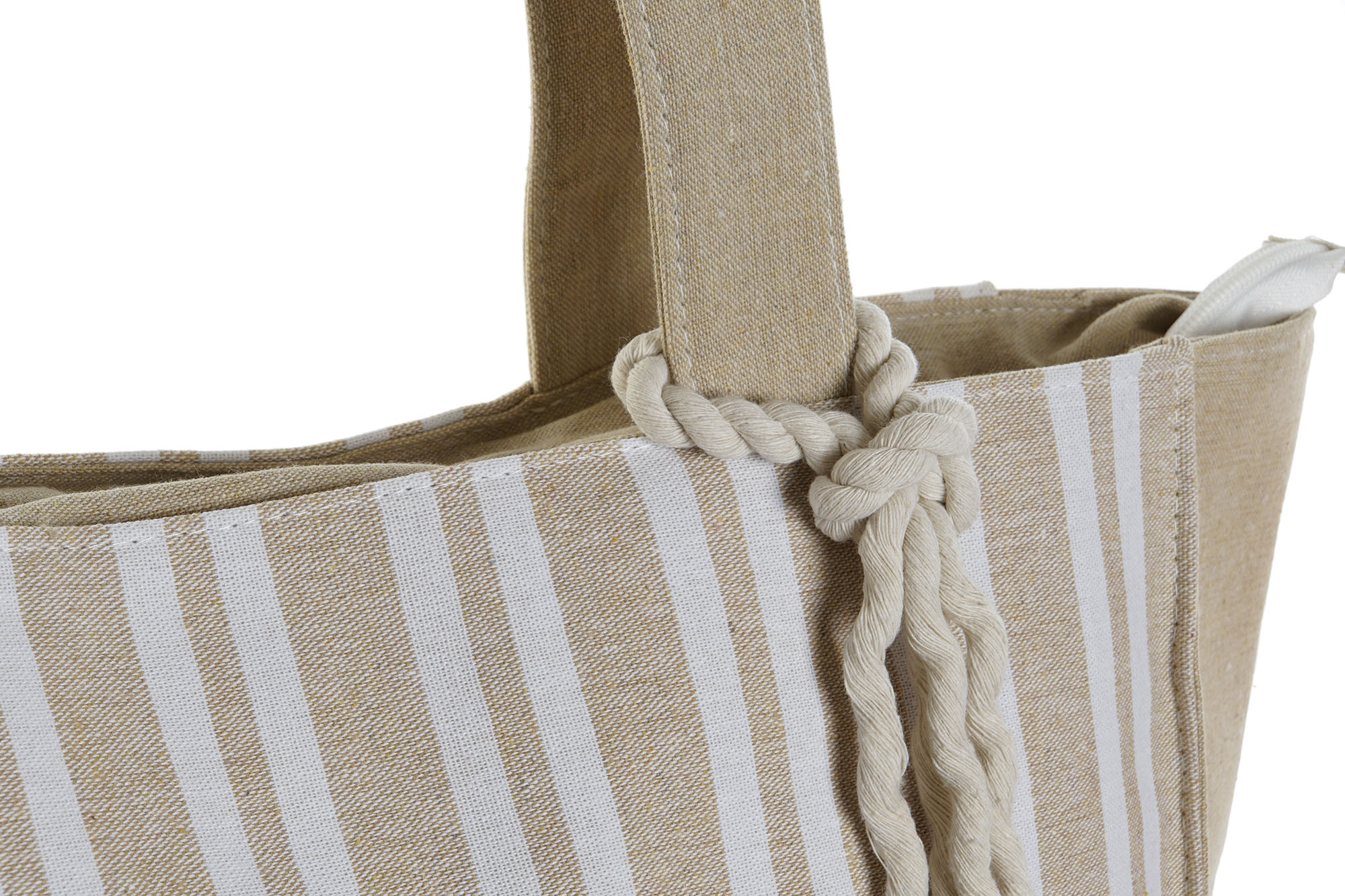 BOLSO POLIESTER 42X18X36CM BEIGE 4