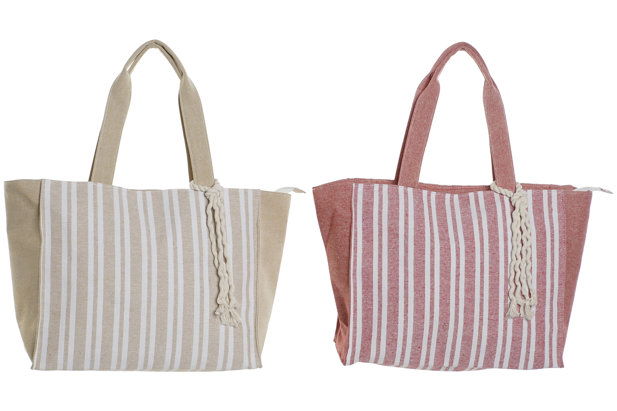 BOLSO POLIESTER 42X18X36CM BEIGE