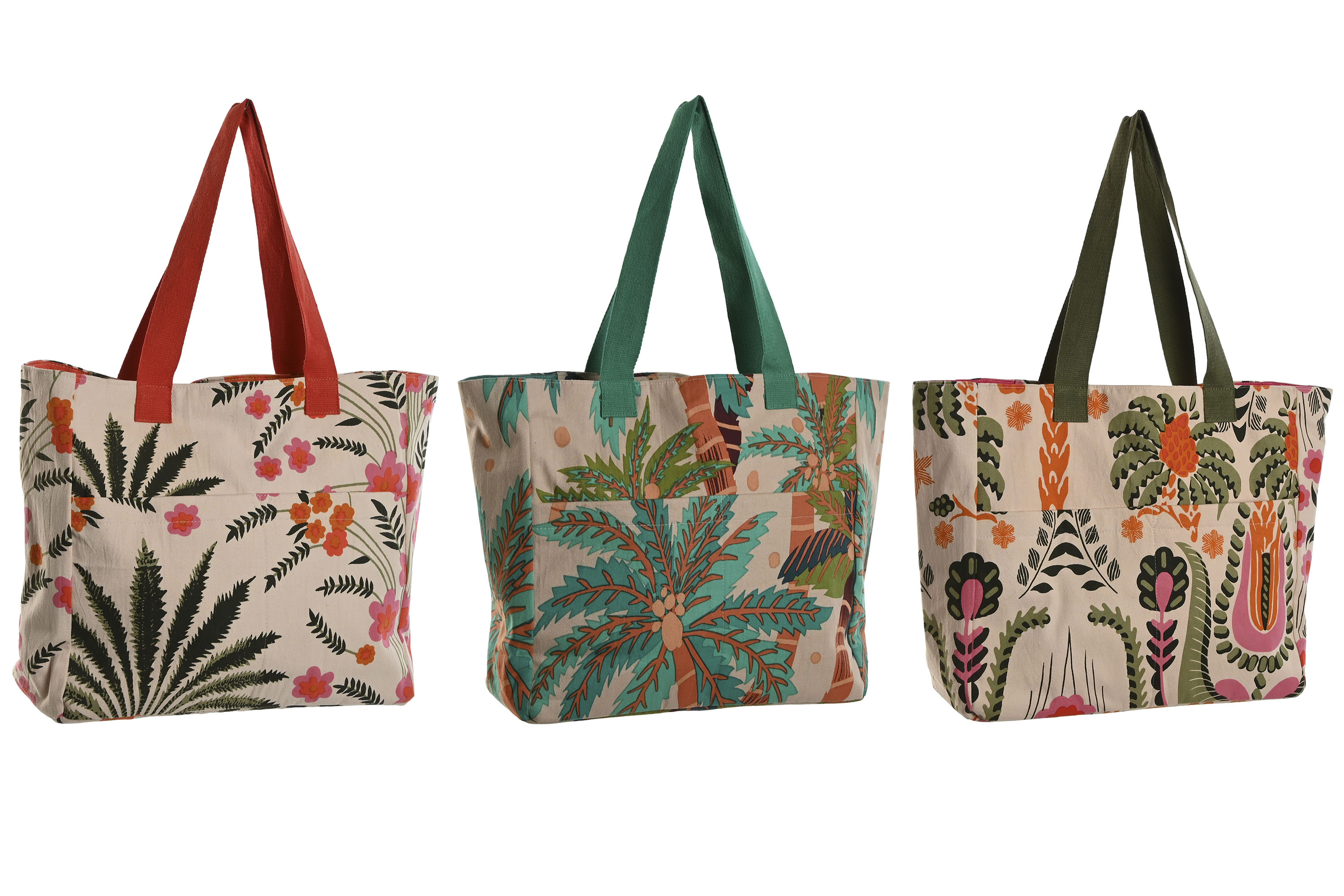 BOLSO ALGODON 55X14X35CM CREMALLERA
