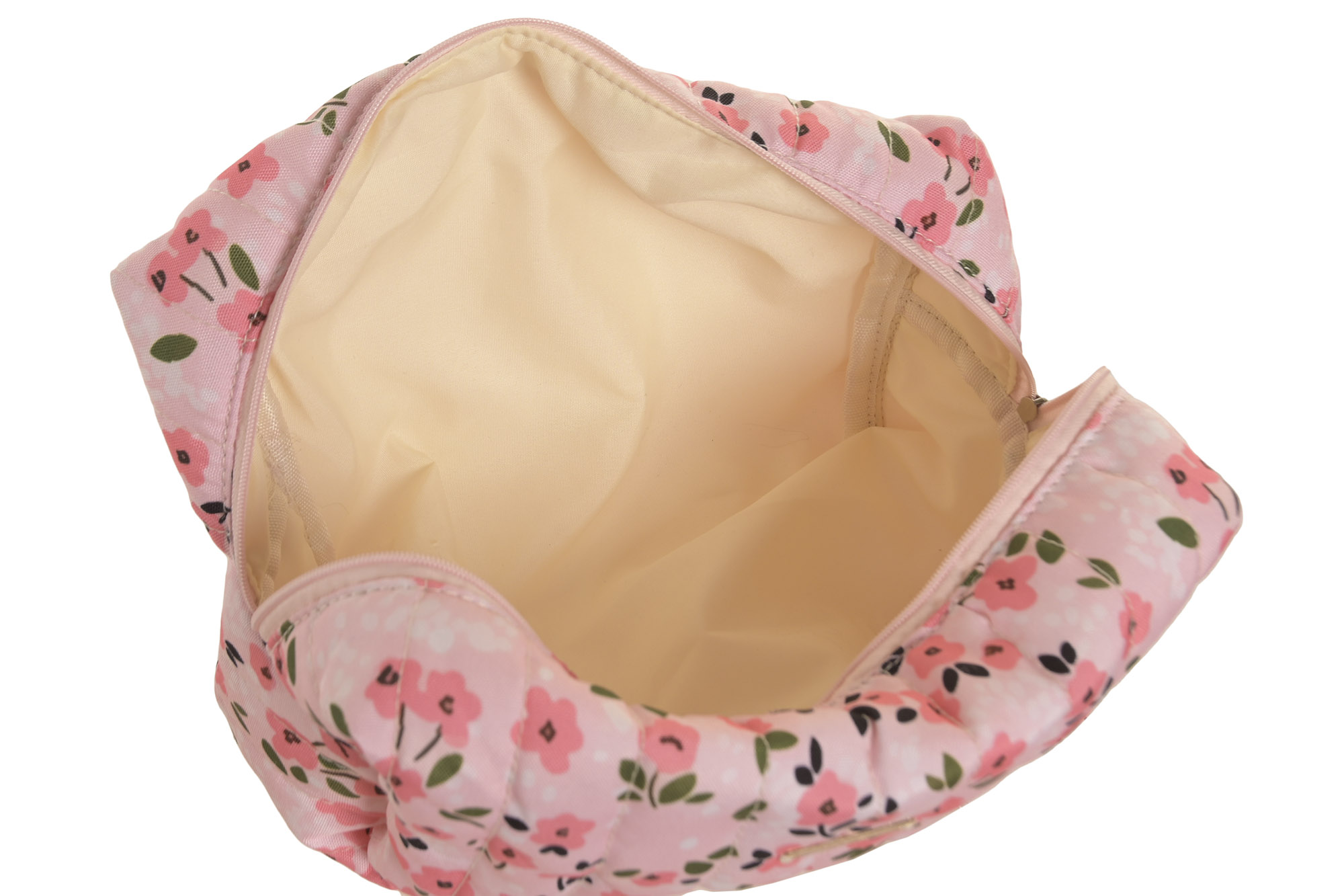 NECESER POLIESTER EVA 24X10X14,5 FLORES VERDE 3
