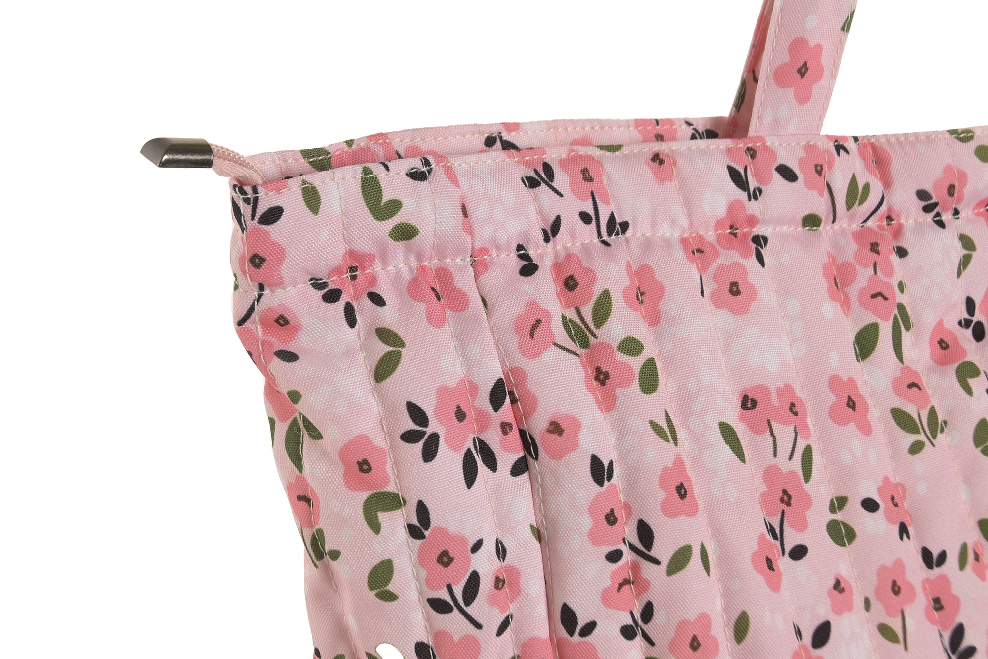 BOLSA POLIESTER EVA 38X12X40CM FLORES ROSA 2