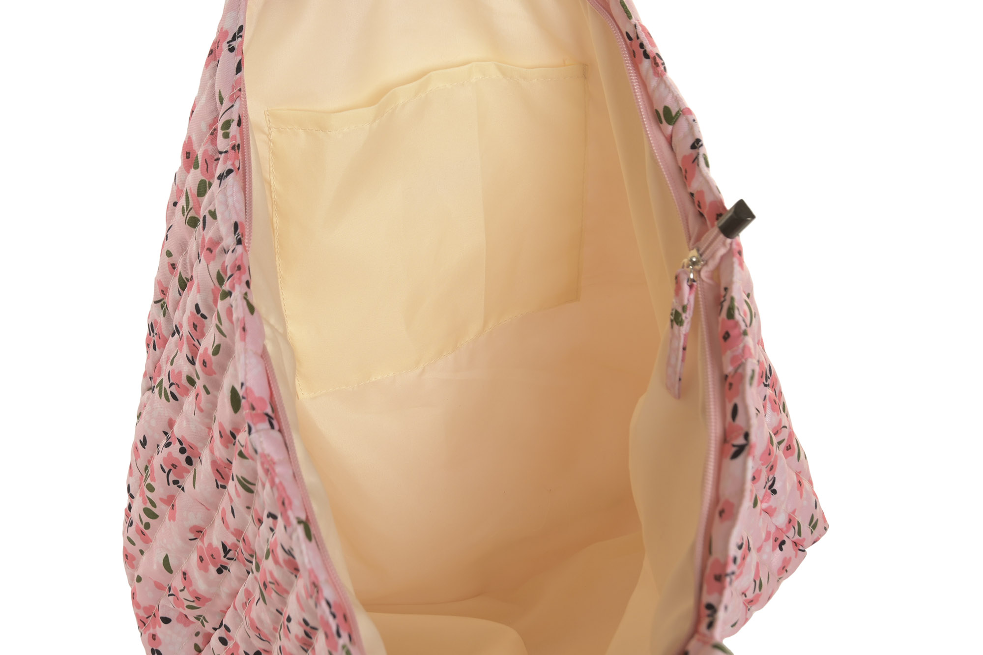 BOLSA POLIESTER EVA 38X12X40CM FLORES VERDE 3