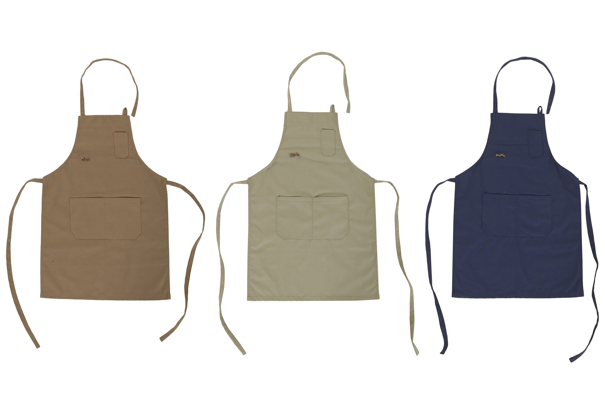 DELANTAL ALGODON LIENZO 55X82CM VERDE 2