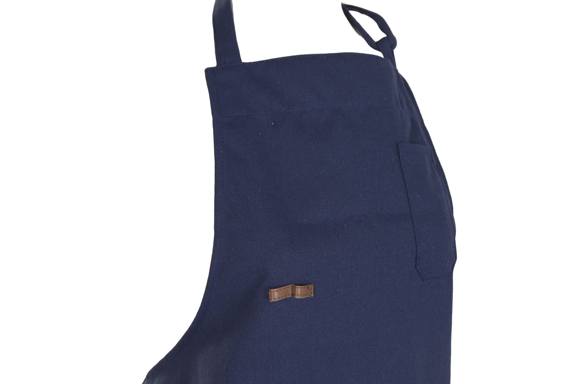 DELANTAL ALGODON LIENZO 55X82CM AZUL 3