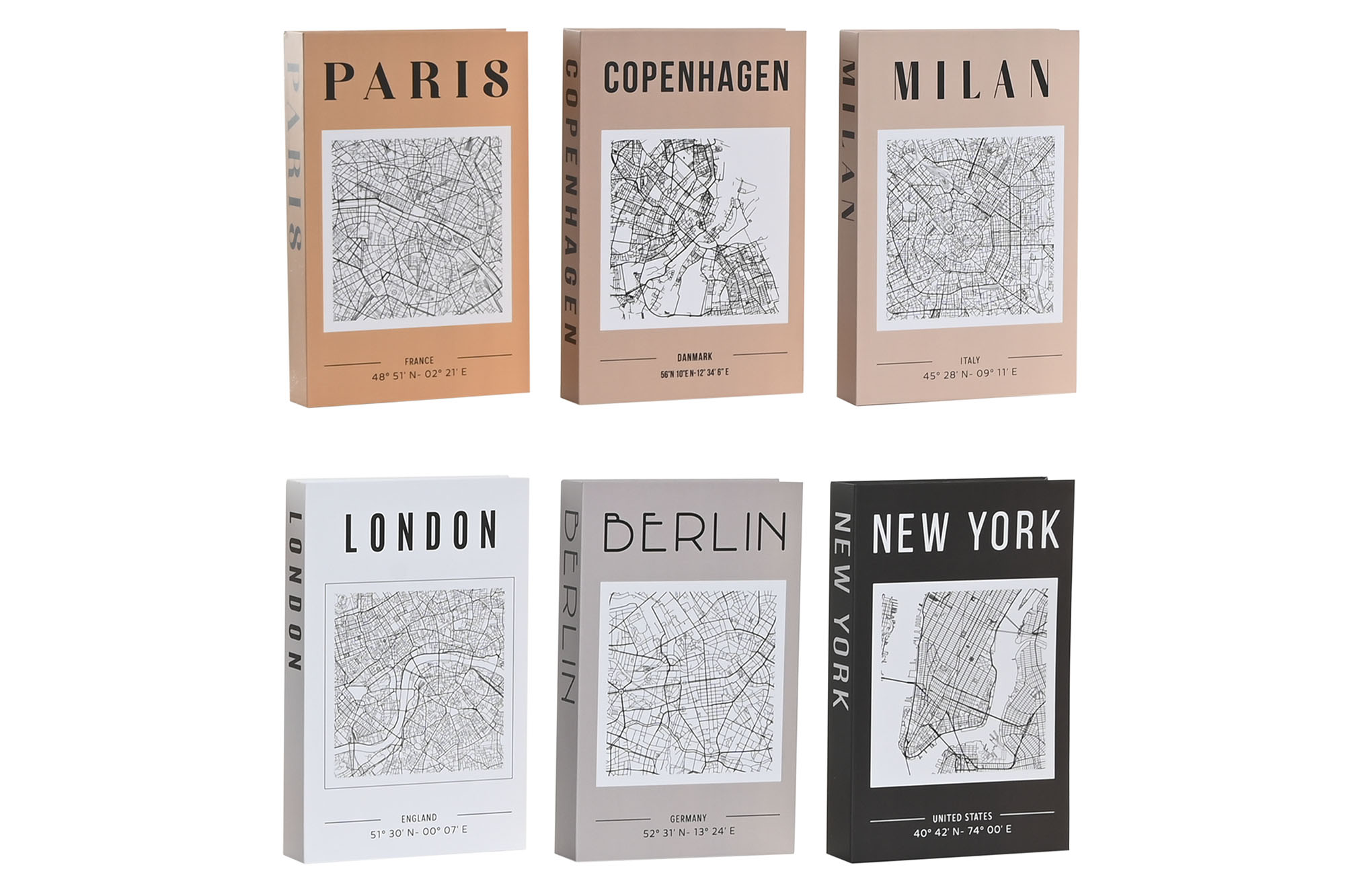 CAJA LIBRO CARTON 17X4,2X26,5 CIUDADES PARIS