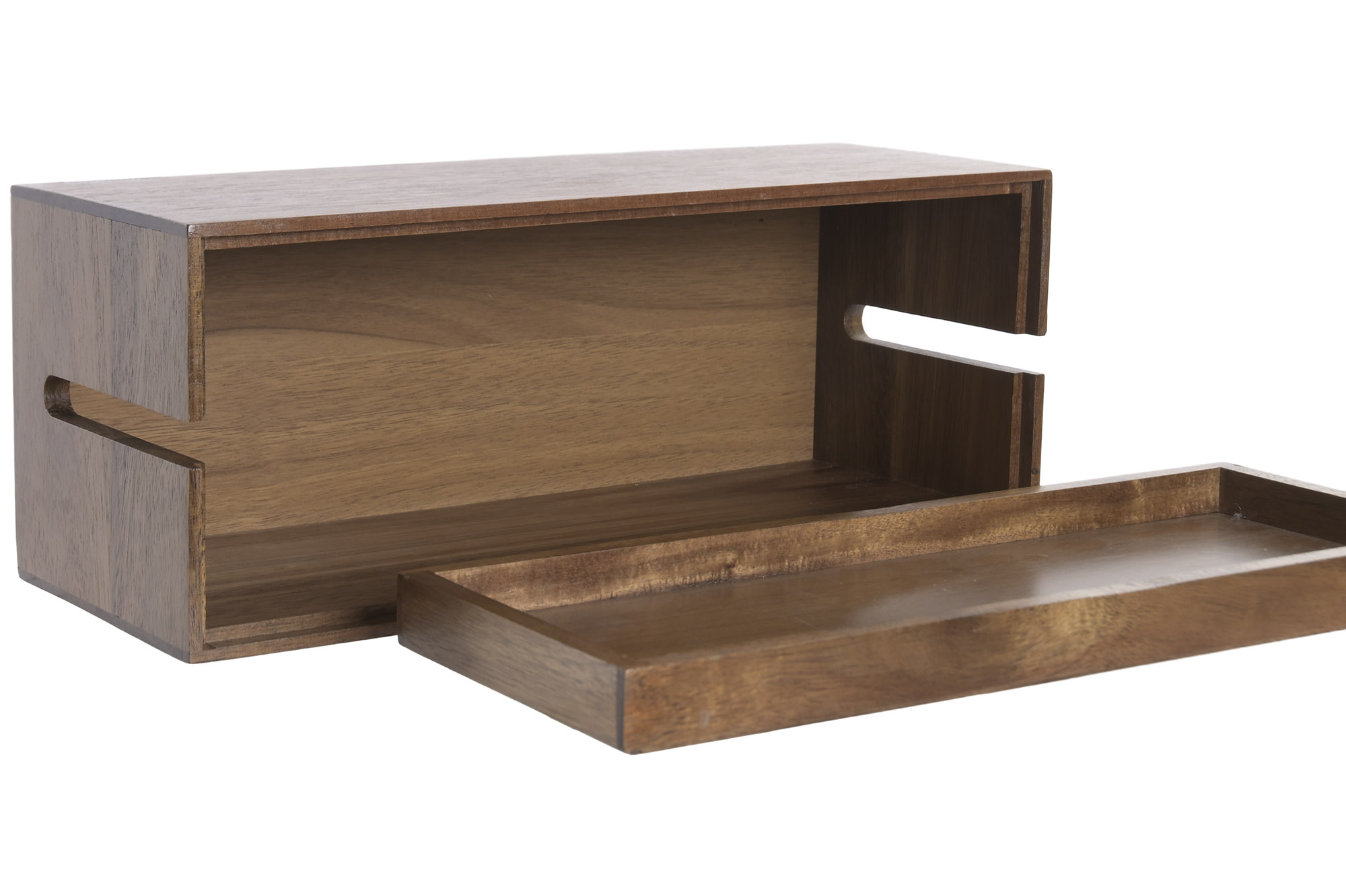 ORGANIZADOR ACACIA 39X12,5X14 CABLES ENCHUFES 3